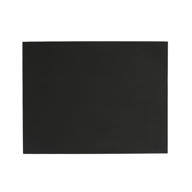 Billede af Sej Design dækkeservietter i sort gummi 44 x 34 cm. Rabat ved 4 og 6 stk. Hurtig levering. - antal 1 stk