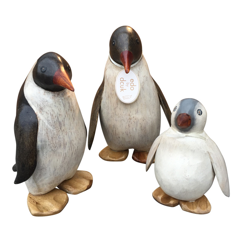 Billede af Pingvin figur i 3 størrelser fra Dcuk. Fra 249,- kr. Unikke og håndlavede. Hurtig levering. - størrelse Lille ca. 13 cm