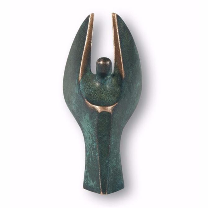 Lille engel 7 cm bronzefigur