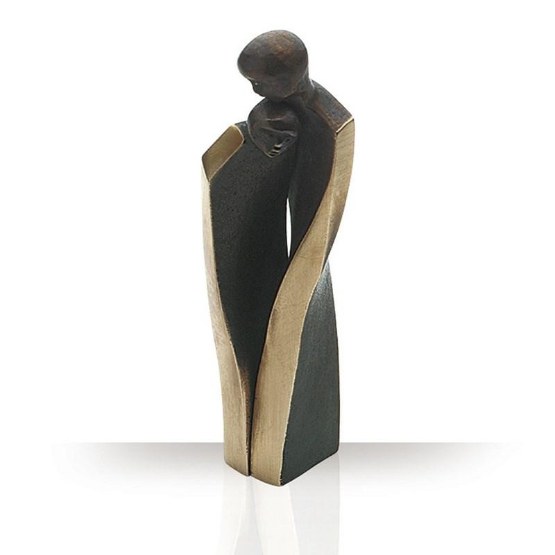 Bronzefigur Tryghed, 14 cm. Gaveide 1099,- kr. Kunstner Luise Kött-Gärtner. Sølv eller guldbryllupsgave. billede