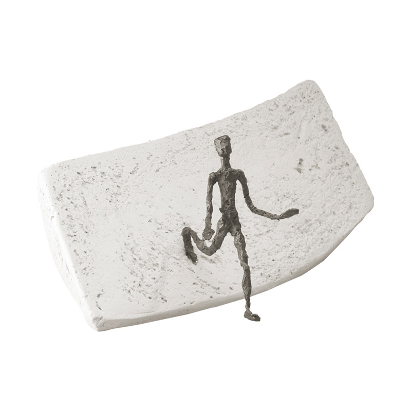 Bronzefigur Nye Veje, 18 cm. Alletiders gave til den som har fået nyt job, banebryderen eller til kollega. billede