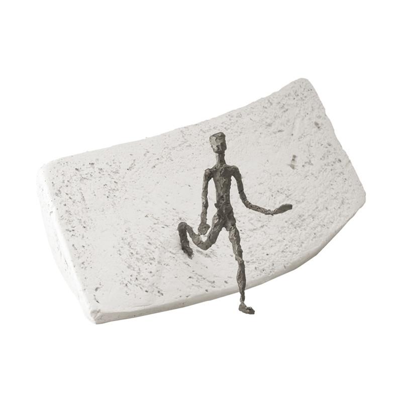 Bronzefigur Nye Veje, 18 cm. Alletiders gave til den som har fået nyt job, banebryderen eller til kollega. billede