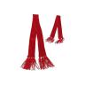 Tilbehør rødt strik halstørklæde