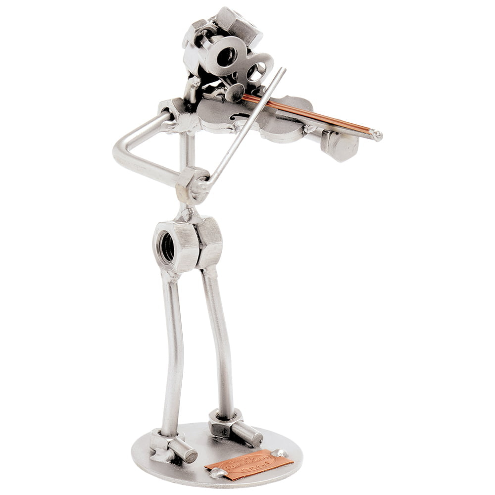 Billede af Metalfigur som violinist, 17 cm. Køb gaven til den musikinteresserede 325,- kr. Hurtig levering.