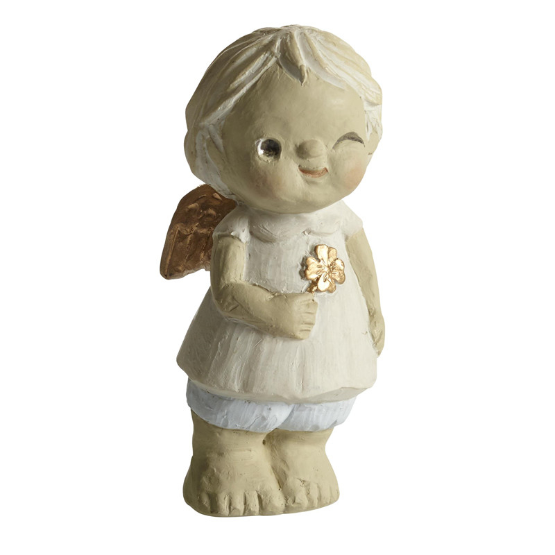 Lykkens engel med firkløver i hånden billede