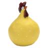 Høne i gul med hvide prikker - perfekt til påske