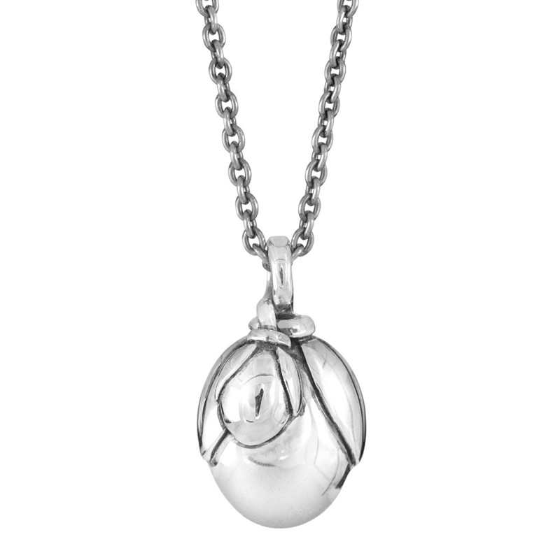 Billede af Rabinovich - Sølv halskæde i feminint design - Flower Bud - længde 45 cm