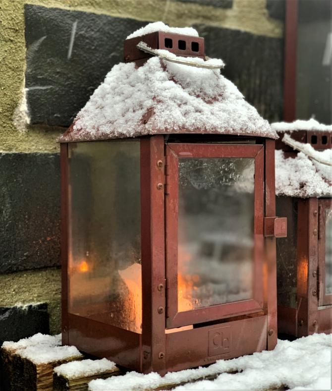 Kobber lanterne udendørs i alt slags vejr A2 Living