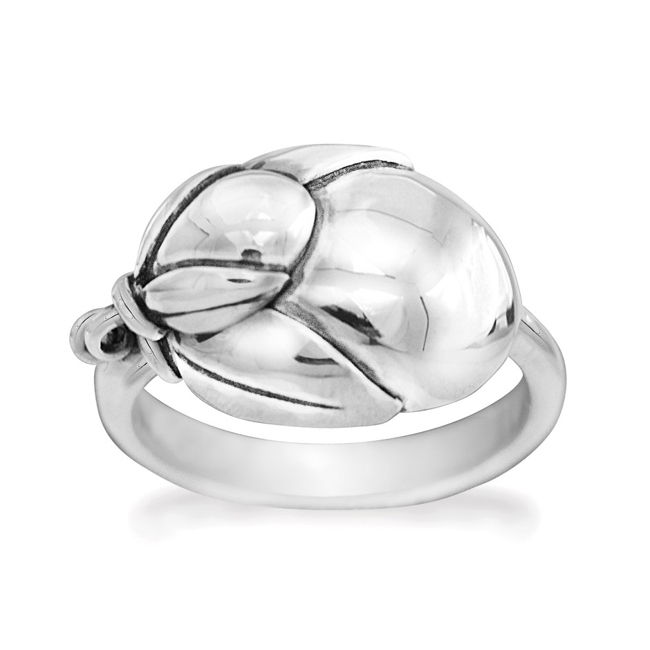 Rabinovich Fingerring I Sterling Sølv Flower Bud Størrelse 54