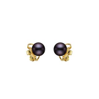 Rabinovich 14 kt. guld ørestik med peacock perle - Serpentine