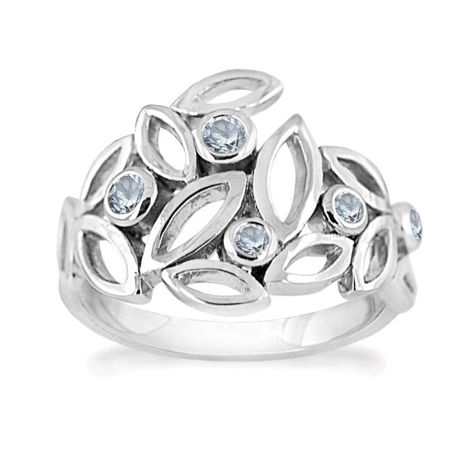 Sølv ring med sky blue topas Rabinovich Artistic Bunch