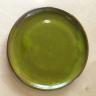 Håndlavet keramik tallerken grøn Ø 20 cm