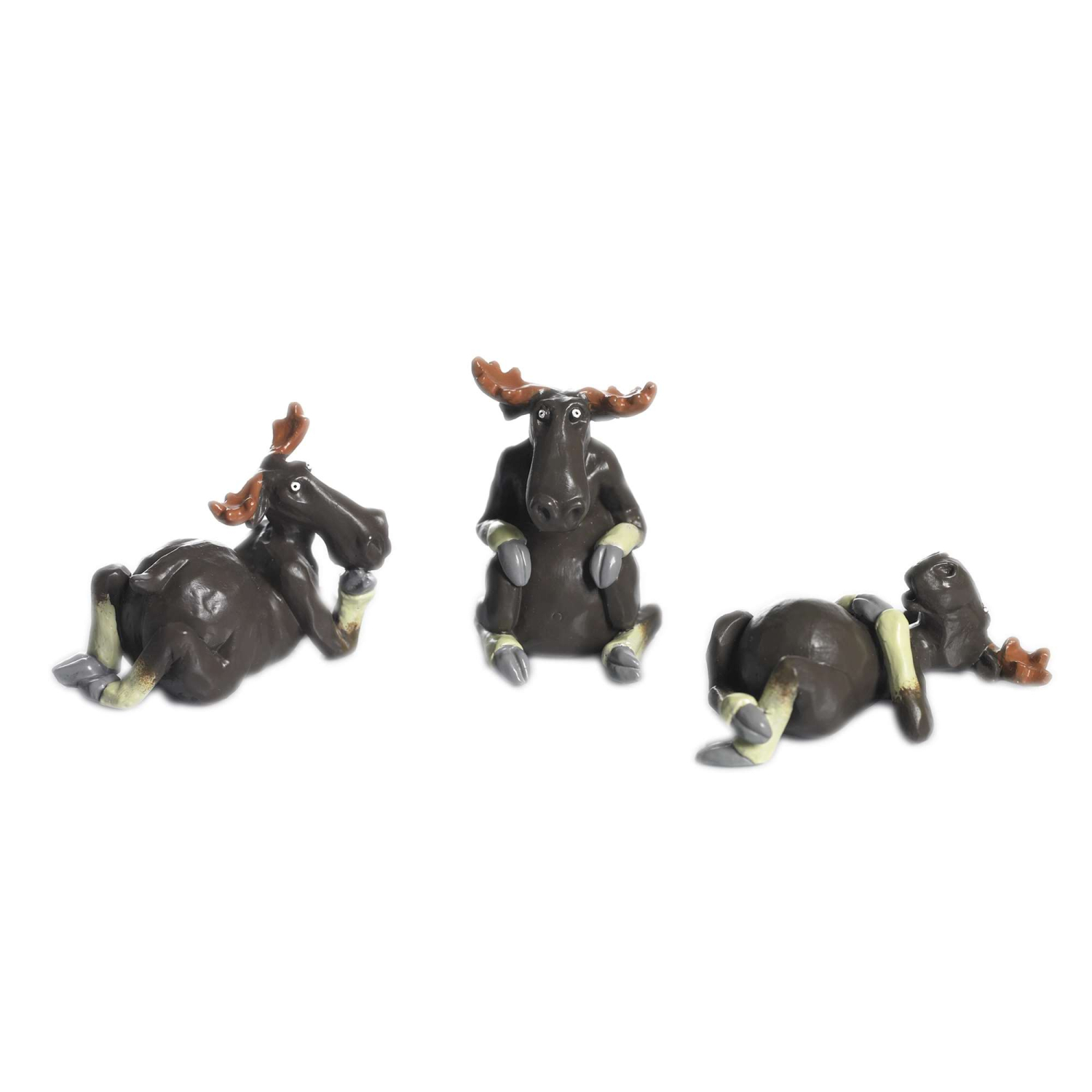Elg Figur Mini 3 Stk I Gaveæske Fra Svenske Naasgransgården