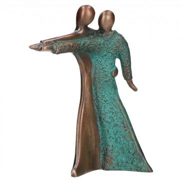 Bronzefigur dansende par