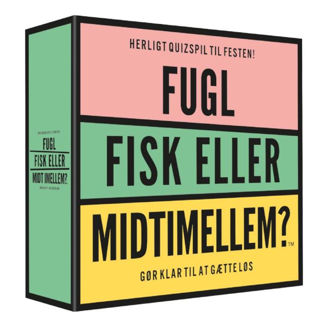 Quizspil, fugl fisk eller midtimellem, gæt løs 