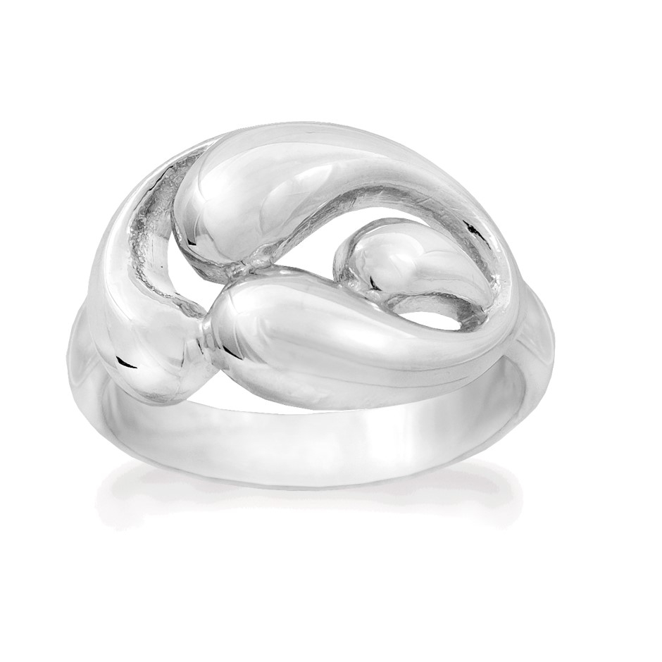 Rabinovich - Sølv ring - Curvy Class - størrelse 59