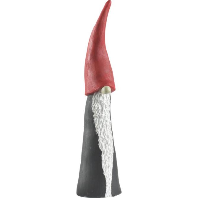 Høj tomte nisse med lang rød hue 21 cm Nääsgränsgården