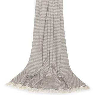 Uldplaid camel stor 140x240 m Læsø Uldstue