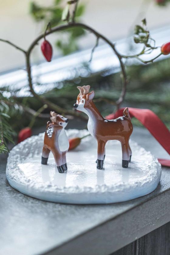 Bambi og hans ven i julestemning Bambi og hans ven i julestemning